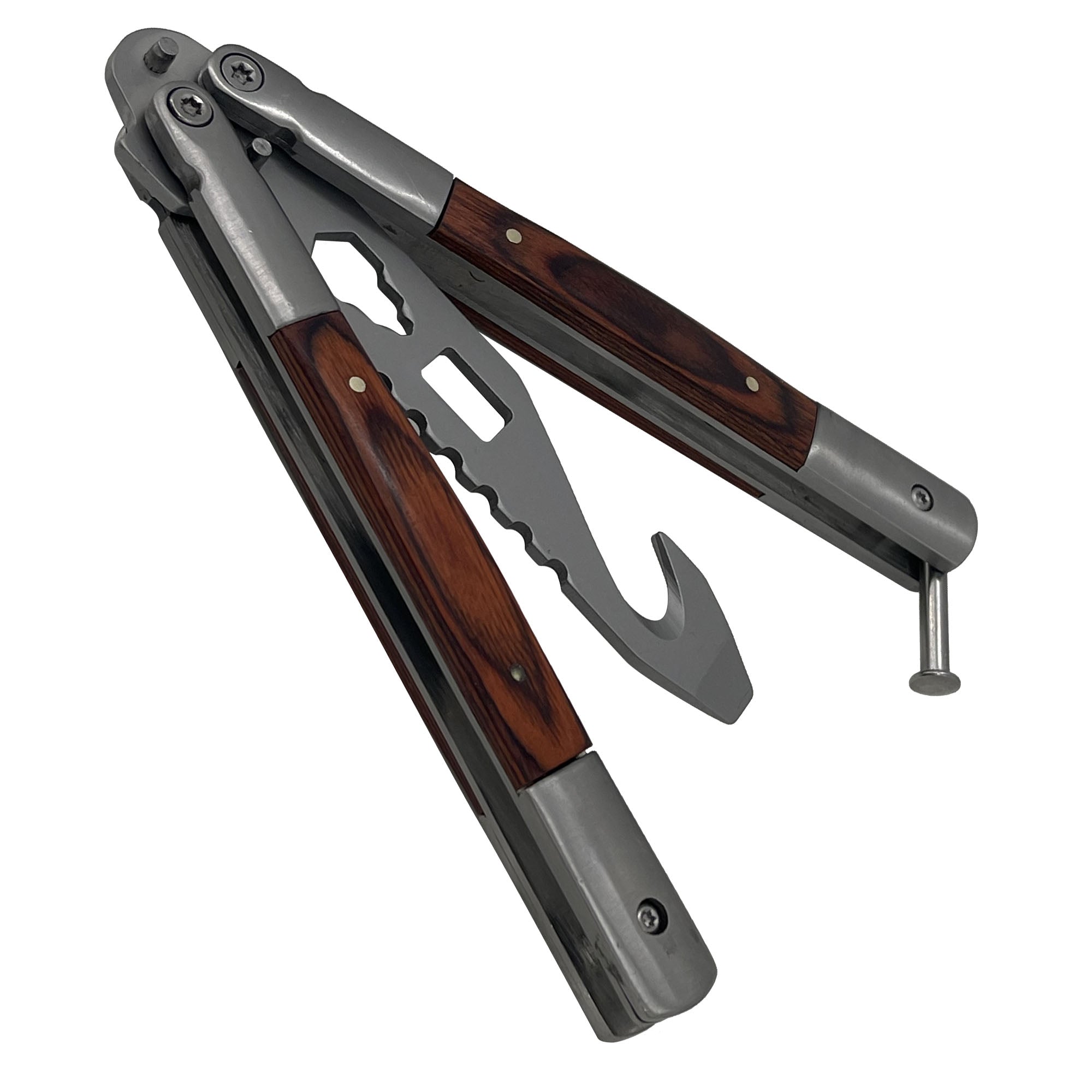 Leatherneck Butterfly Style Multitool Blade Trainer novelty items - Tophatter Daily Deals