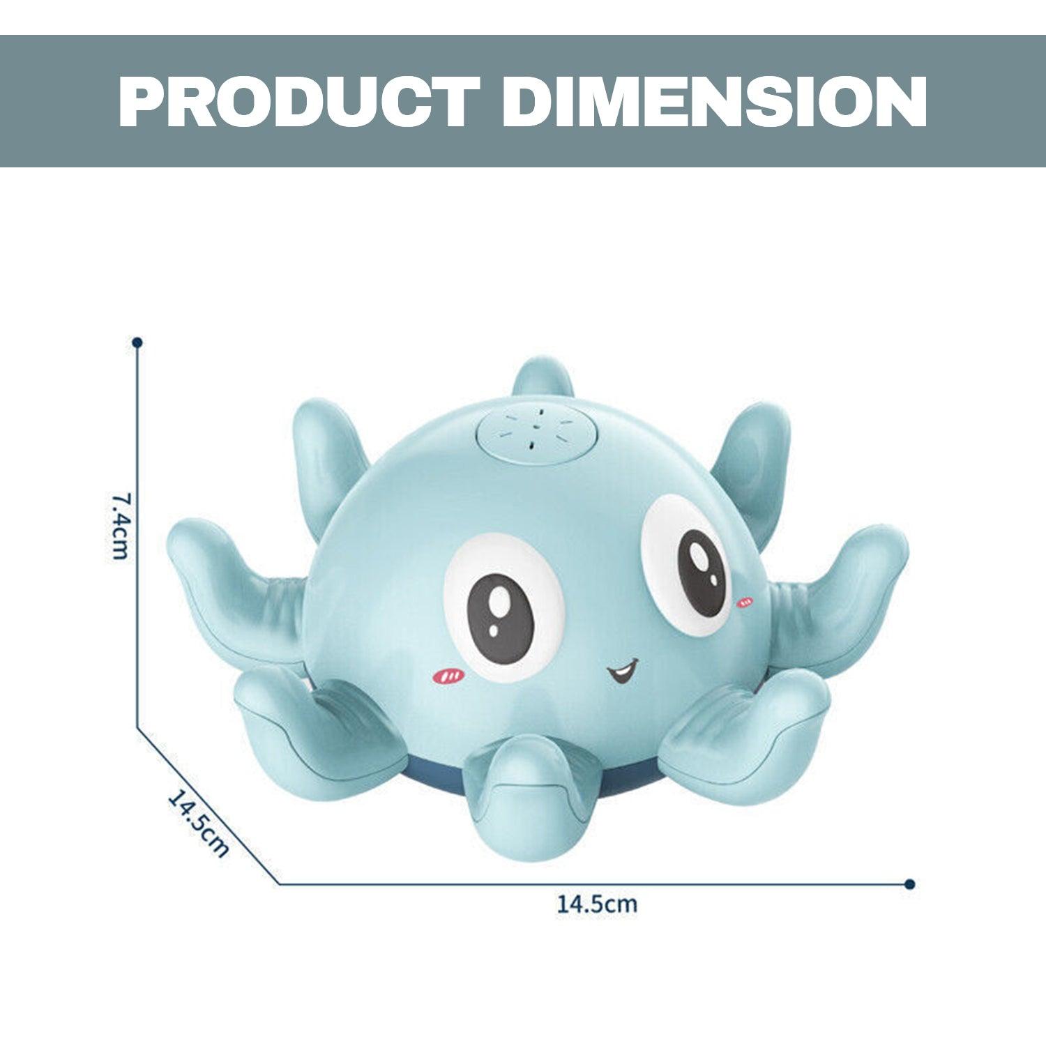 Bath Octopus Toy - LED Baby Bath Toys Octopus Water Sprinkler Pool Toys Toddlers Baby & Toddler - Tophatter Daily Deals