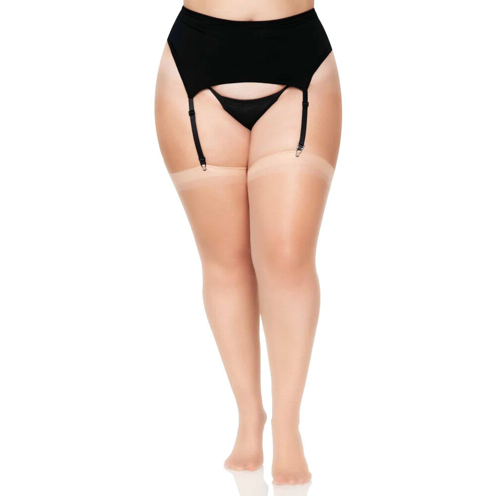 Leg Avenue Plus Size Sheer Stockings (Nude) – Sheer Stockings > Clothes > Hosiery > Stockings - Tophatter Daily Deals