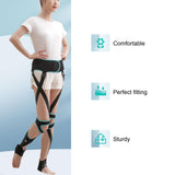 Adjustable Leg Correction Belt UK - 360° Around Legs Bandage For Night Use Health Care - Tophatter Daily Deals