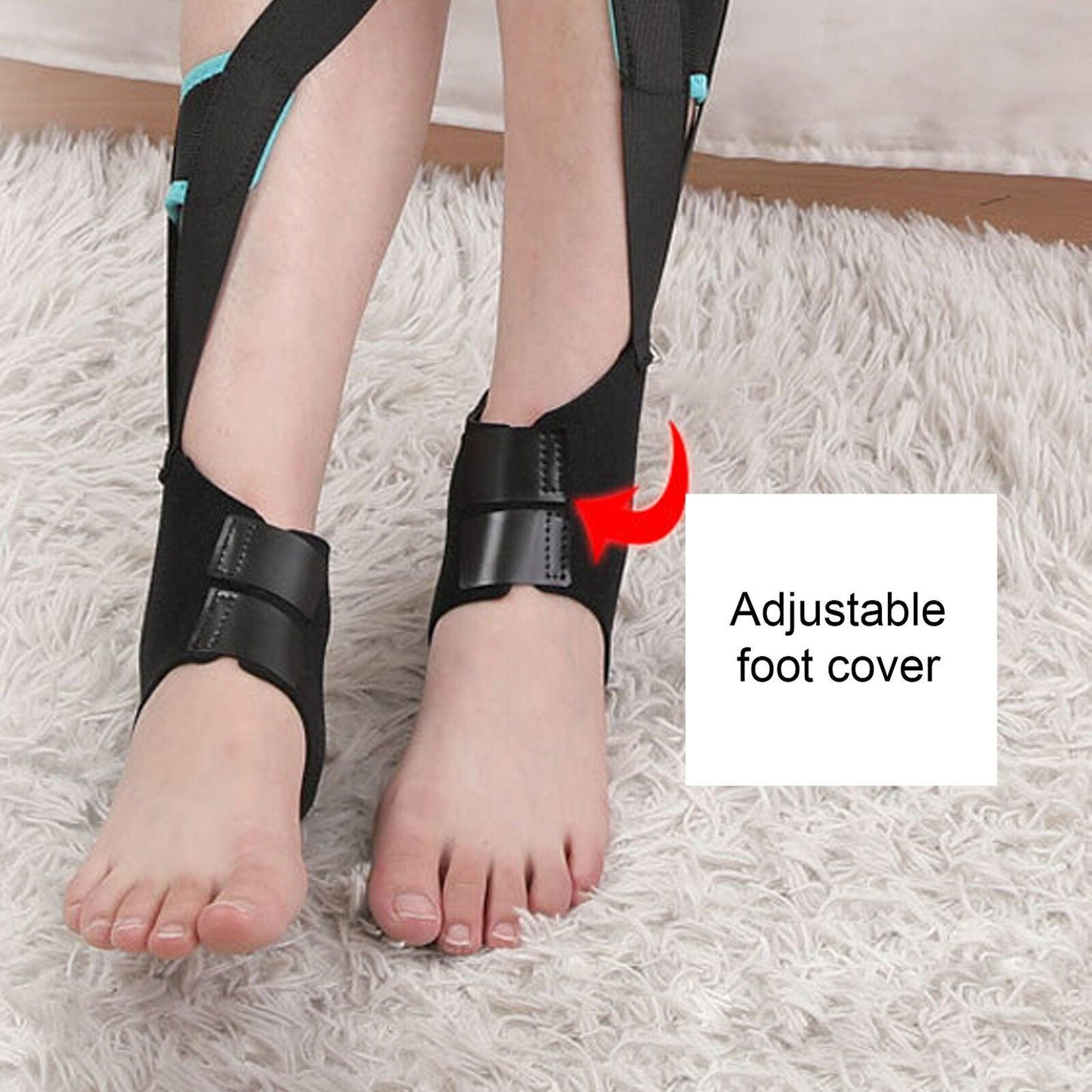 Adjustable Leg Correction Belt UK - 360° Around Legs Bandage For Night Use Health Care - Tophatter Daily Deals