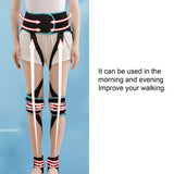 Adjustable Leg Correction Belt UK - 360° Around Legs Bandage For Night Use Health Care - Tophatter Daily Deals