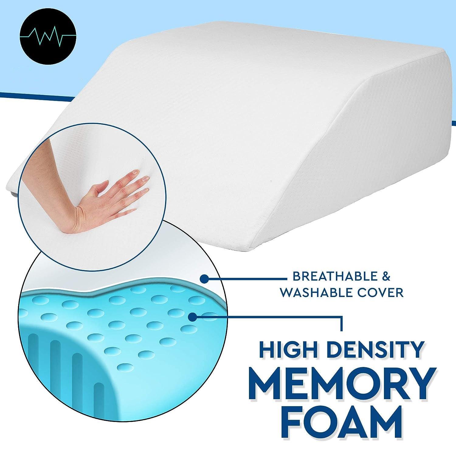 Inflatable Wedge Pillow - Lightweight and Portable, Inflatable/Foam, Suitable for Travel/Acid/Anti-nor/for Pregnant Women to Provide a Comfortable Personal Care - Tophatter Daily Deals
