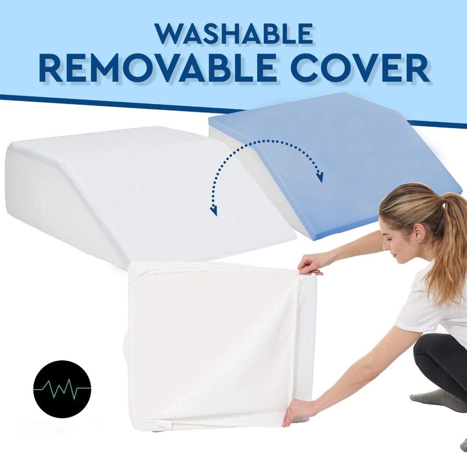 Inflatable Wedge Pillow - Lightweight and Portable, Inflatable/Foam, Suitable for Travel/Acid/Anti-nor/for Pregnant Women to Provide a Comfortable Personal Care - Tophatter Daily Deals