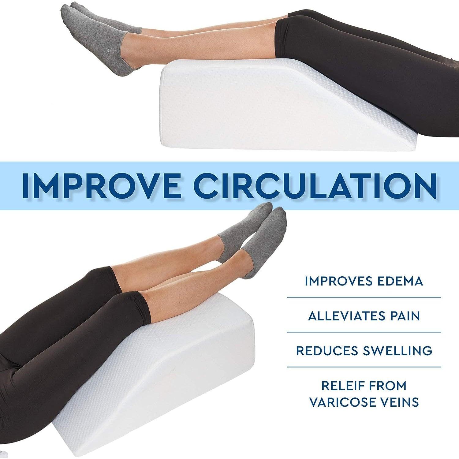 Inflatable Wedge Pillow - Lightweight and Portable, Inflatable/Foam, Suitable for Travel/Acid/Anti-nor/for Pregnant Women to Provide a Comfortable Personal Care - Tophatter Daily Deals