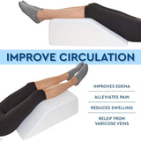 Inflatable Wedge Pillow - Lightweight and Portable, Inflatable/Foam, Suitable for Travel/Acid/Anti-nor/for Pregnant Women to Provide a Comfortable Personal Care - Tophatter Daily Deals