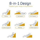 Inflatable Wedge Pillow - Lightweight and Portable, Inflatable/Foam, Suitable for Travel/Acid/Anti-nor/for Pregnant Women to Provide a Comfortable Personal Care - Tophatter Daily Deals