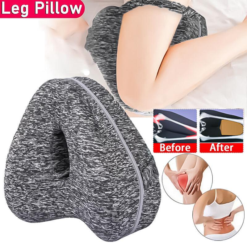 Knee Pillow for Sleeping on Side - Leg Pillow Orthopedic Memory Leg Knees Pain Cushion for Side Sleeper Sleeping Pillow - Tophatter Daily Deals