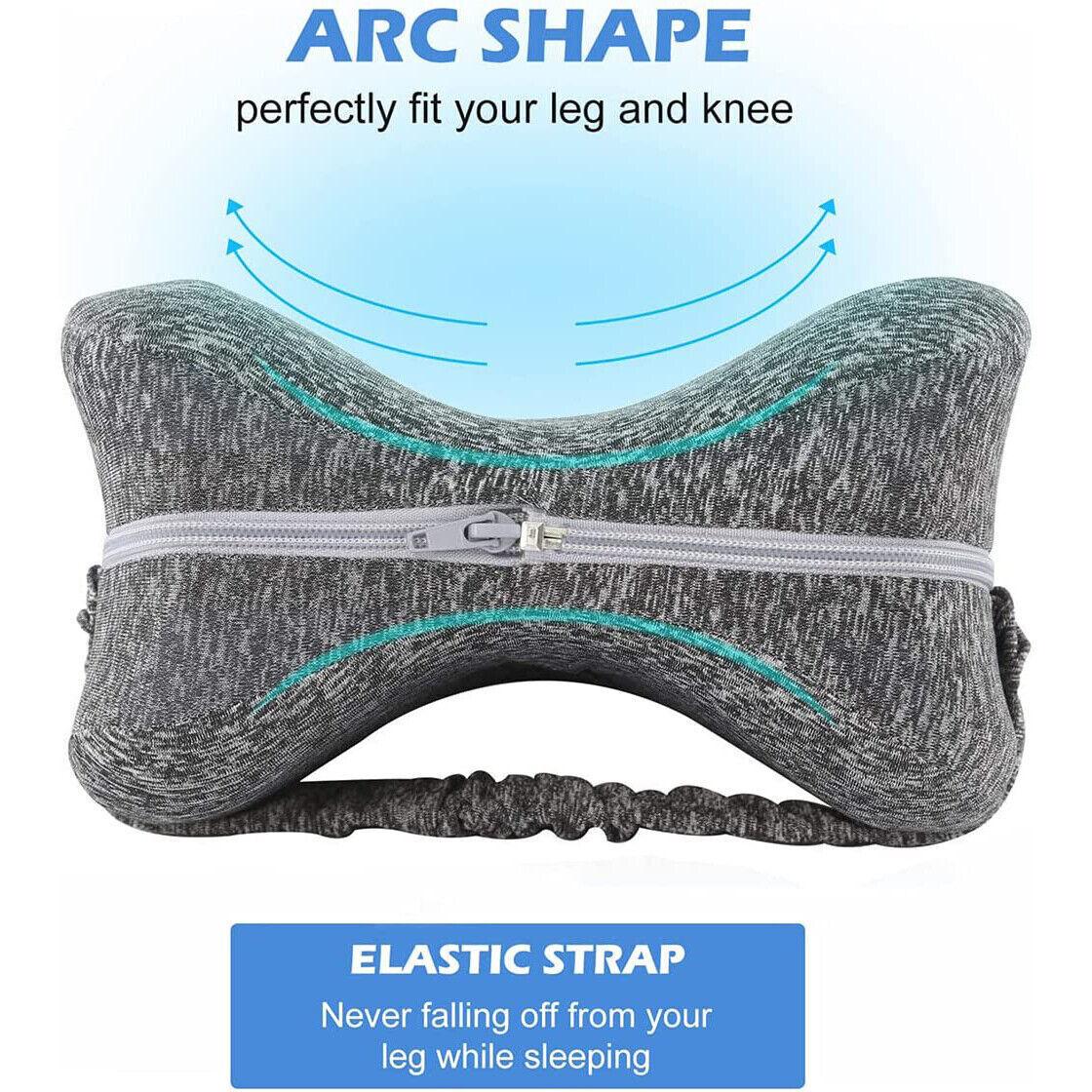 Knee Pillow for Sleeping on Side - Leg Pillow Orthopedic Memory Leg Knees Pain Cushion for Side Sleeper Sleeping Pillow - Tophatter Daily Deals