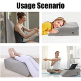 Inflatable Wedge Pillow - Lightweight and Portable, Inflatable/Foam, Suitable for Travel/Acid/Anti-nor/for Pregnant Women to Provide a Comfortable Personal Care - Tophatter Daily Deals