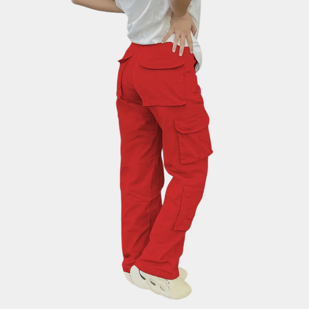 Lightweight & versatile women’s cargo pants – breathable design, durable fabric, ideal for summer Women's trousers - Tophatter Daily Deals