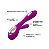 Lelo Soraya Wave Rose – Luxury Dual Waterproof Vibrator > Vibrators > Ladies > Rabbit - Tophatter Daily Deals