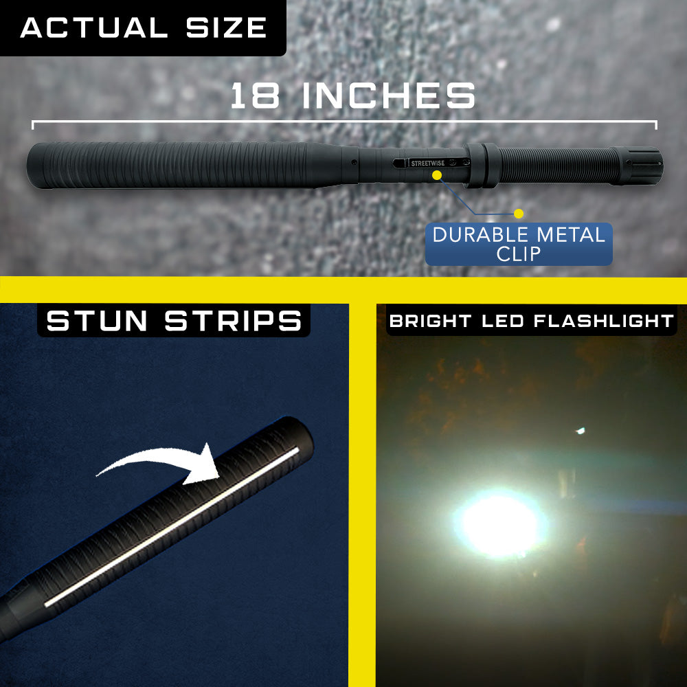 Lightning Rod 7,000,000* Stun Baton Stun Baton - Tophatter Daily Deals