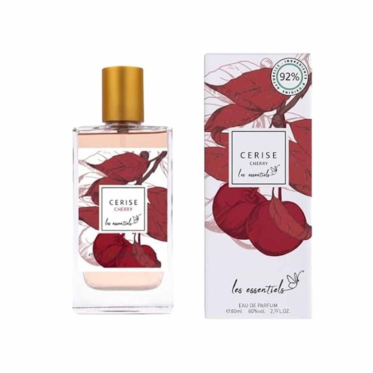 Les Essentiels Cerise Eau De Parfum 80ml Spray - Tophatter Daily Deals