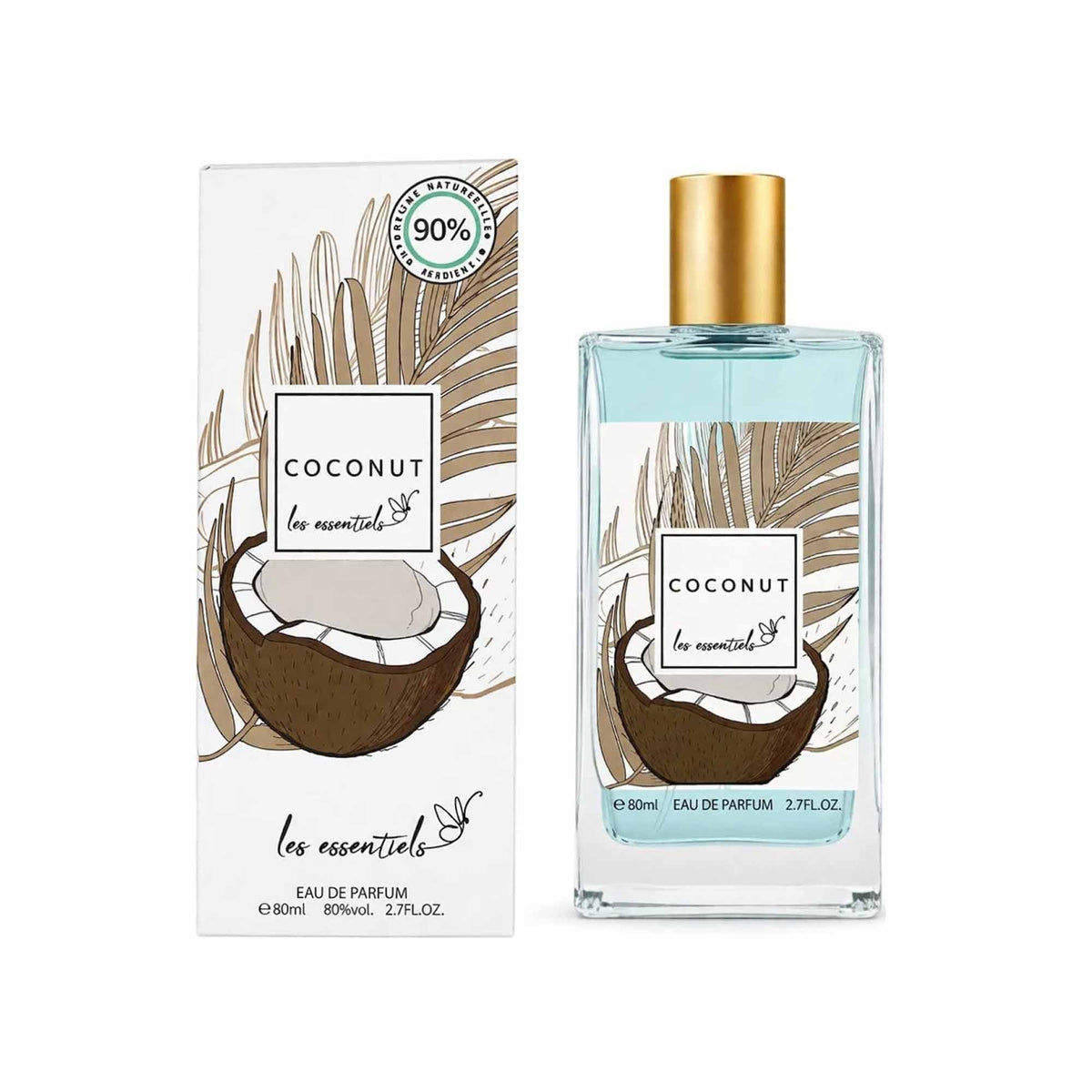 Les Essentiels Coconut Eau De Parfum 80ml Spray - Tophatter Daily Deals