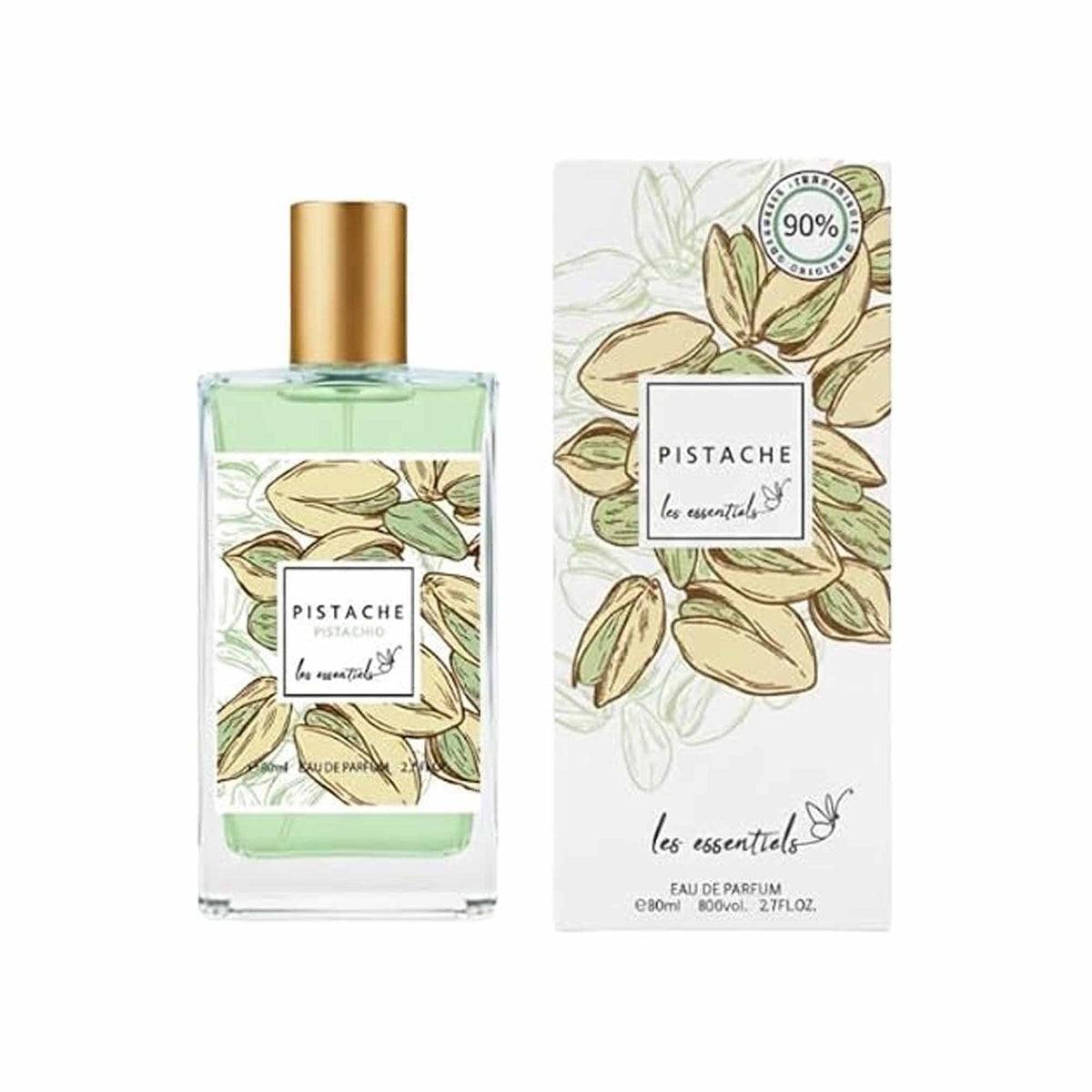 Les Essentials Pistache Eau De Parfum 80ml Spray - Tophatter Daily Deals
