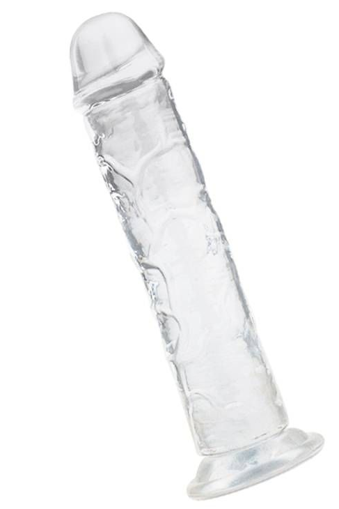 Lester 7.5" Dong Clear with Suction Base > Dildos > Realistic Dildos - Tophatter Daily Deals