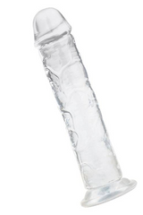 Lester 7.5" Dong Clear with Suction Base > Dildos > Realistic Dildos - Tophatter Daily Deals