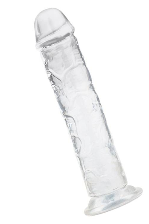 Lester 7.5" Dong Clear with Suction Base > Dildos > Realistic Dildos - Tophatter Daily Deals