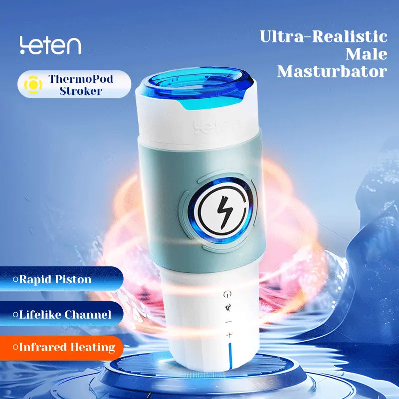 Acmejoy - Leten ThermoPod Pro Infrared Lamp Heating Male Stroker Masturbation Cup - Tophatter Daily Deals