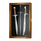The Hobbit - Trolls' Cave Letter Opener Display Case - Sting, Glamdring and Orcrist Sword - Tophatter Daily Deals