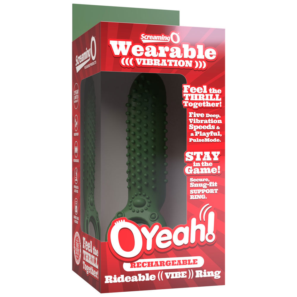 Oyeah Rechargeable Silicone Rideable Vibe Ring – Premium Silicone Vibrating Ring > Cock Ring > Vibrating - Tophatter Daily Deals