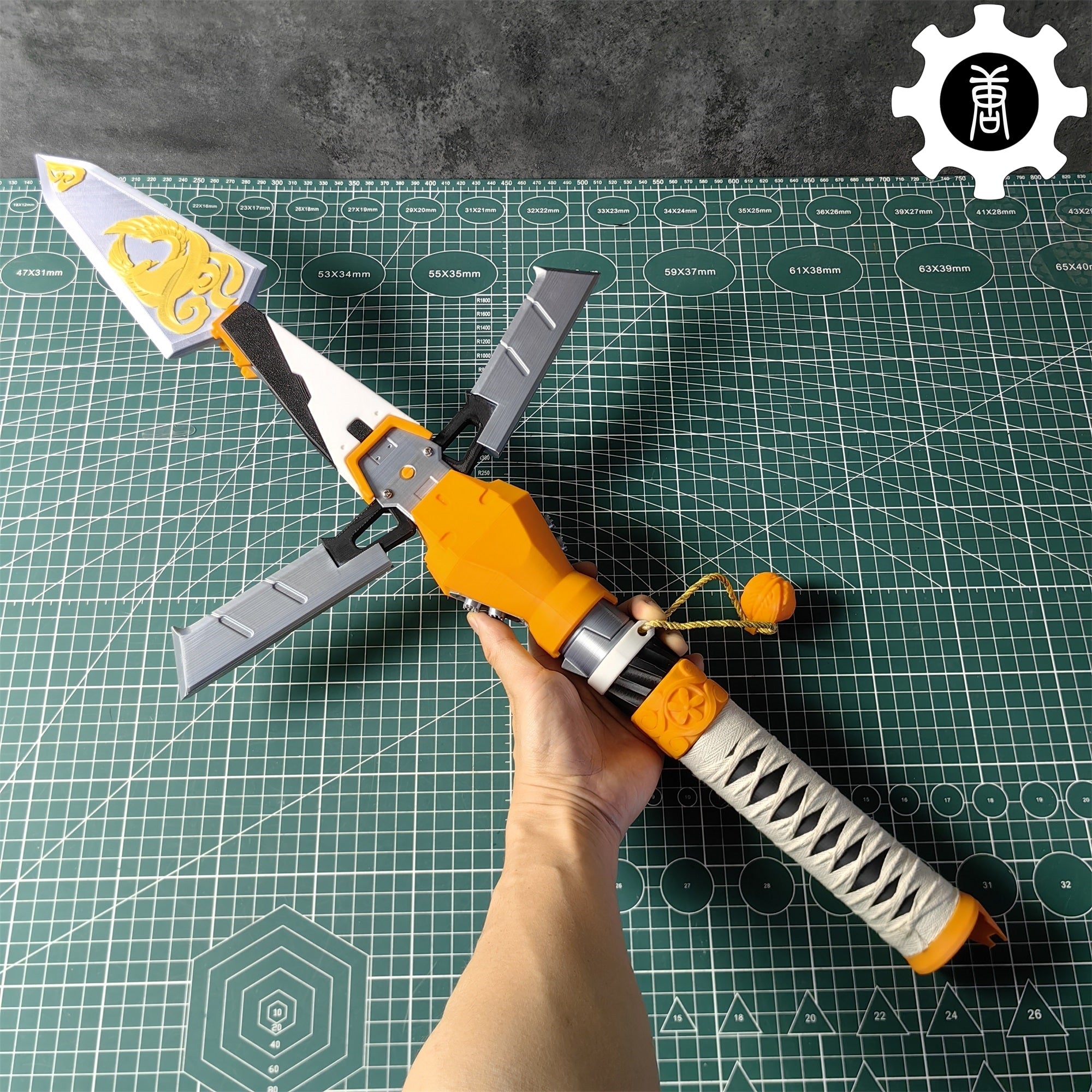 3D Printed Life-Size Valkyrie Heirloom Suzaku Spear Cosplay Prop - Tophatter Daily Deals