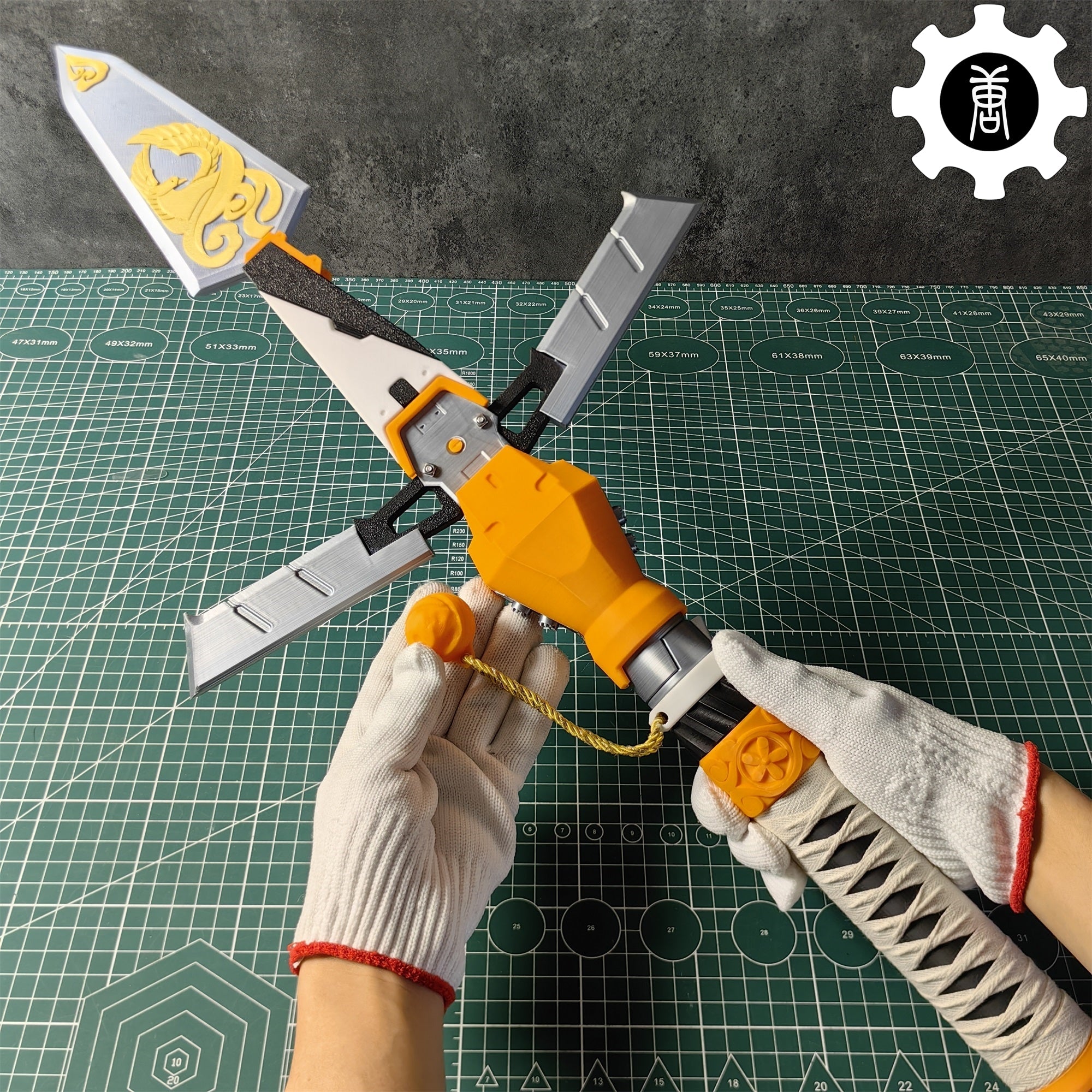 3D Printed Life-Size Valkyrie Heirloom Suzaku Spear Cosplay Prop - Tophatter Daily Deals