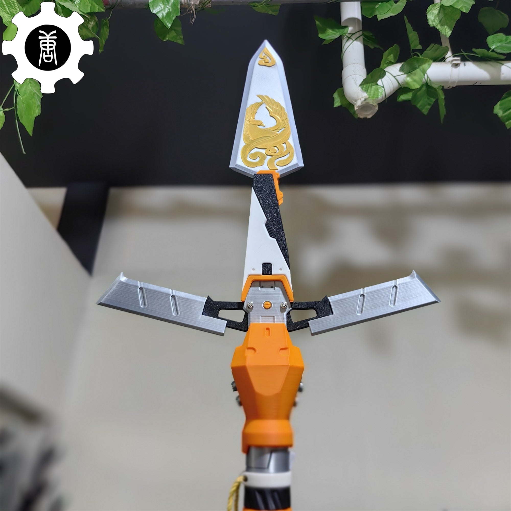 3D Printed Life-Size Valkyrie Heirloom Suzaku Spear Cosplay Prop - Tophatter Daily Deals