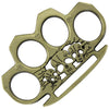 Life or Death Knuckles Triple Skull Paper Weight - Antiqued Brass Belt Buckle - Tophatter Daily Deals