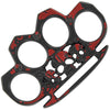 Life or Death Knuckles Triple Skull Paper Weight - Blood Splatter Belt Buckle - Tophatter Daily Deals