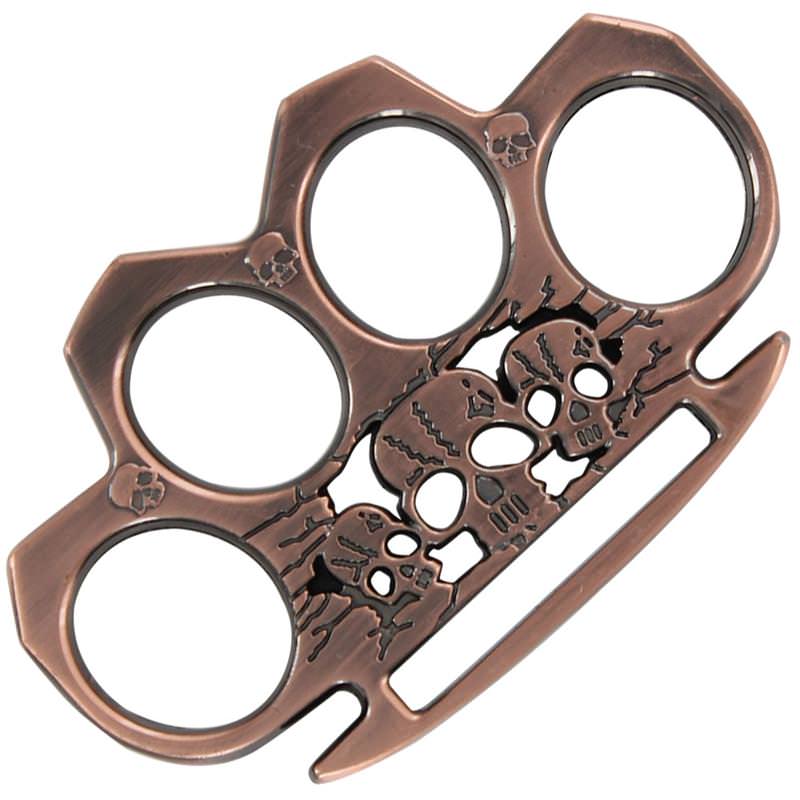 Life or Death Copper Knuckle Buckle Paperweight - Tophatter's Army Products & Self Defense Collectible Weapons - Tophatter Daily Deals