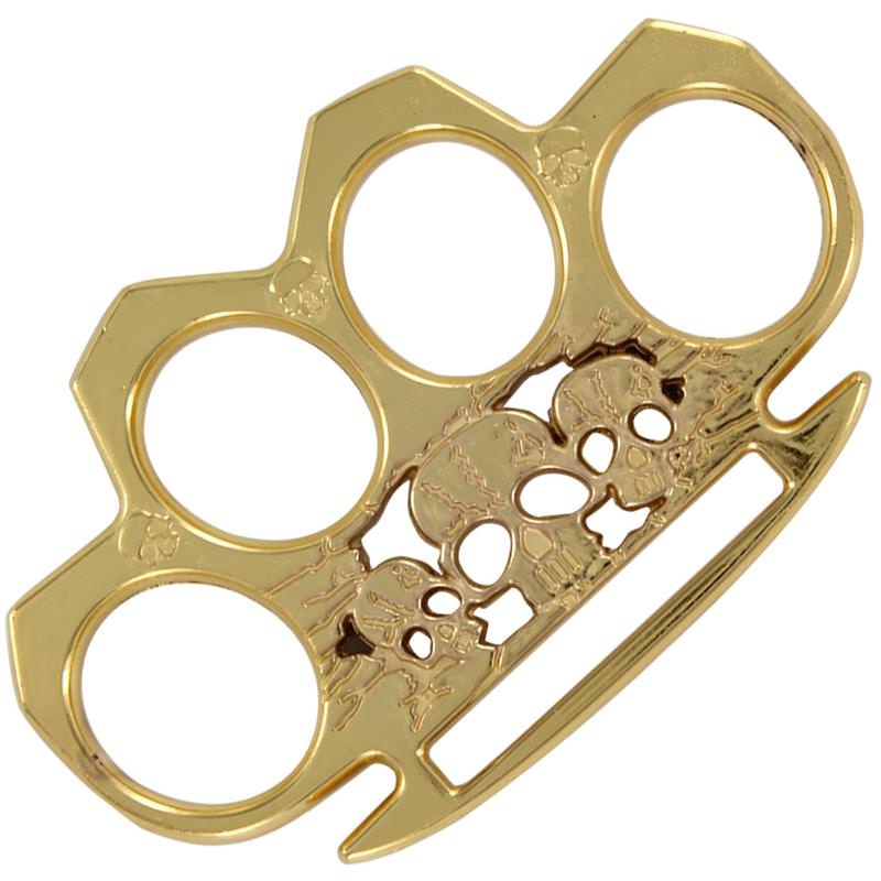 Life or Death Gold Knuckle Buckle Paperweight - TOPHATTER'S ARMORY DEALS Collectible Weapons - Tophatter Daily Deals
