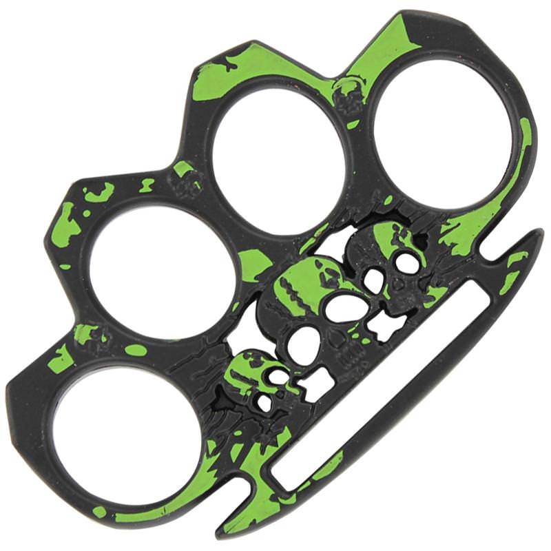 Life or Death Radioactive Splatter Knuckle Buckle - Tophatter's Guns'N'Weapons Store Collectible Weapons - Tophatter Daily Deals