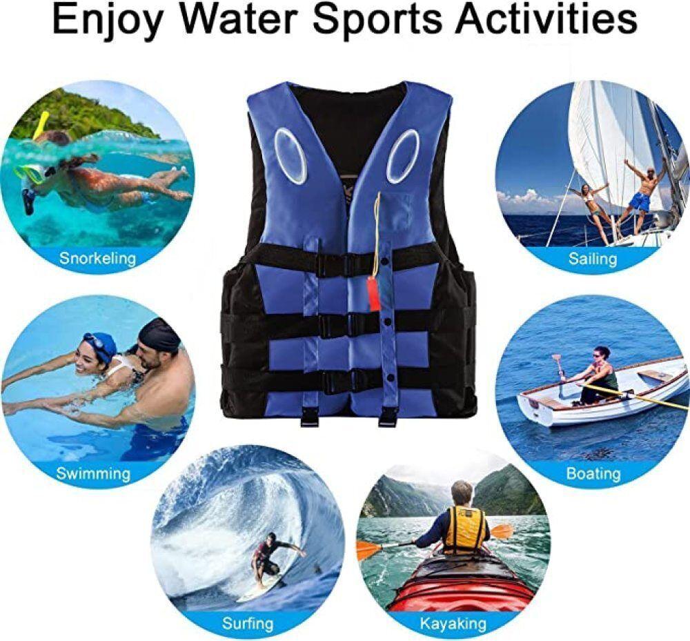 Life Jacket UK - Watersport Ski Buoyancy Aid Kayak Sailing Boating Jacket Sports & Outdoor - Tophatter Daily Deals