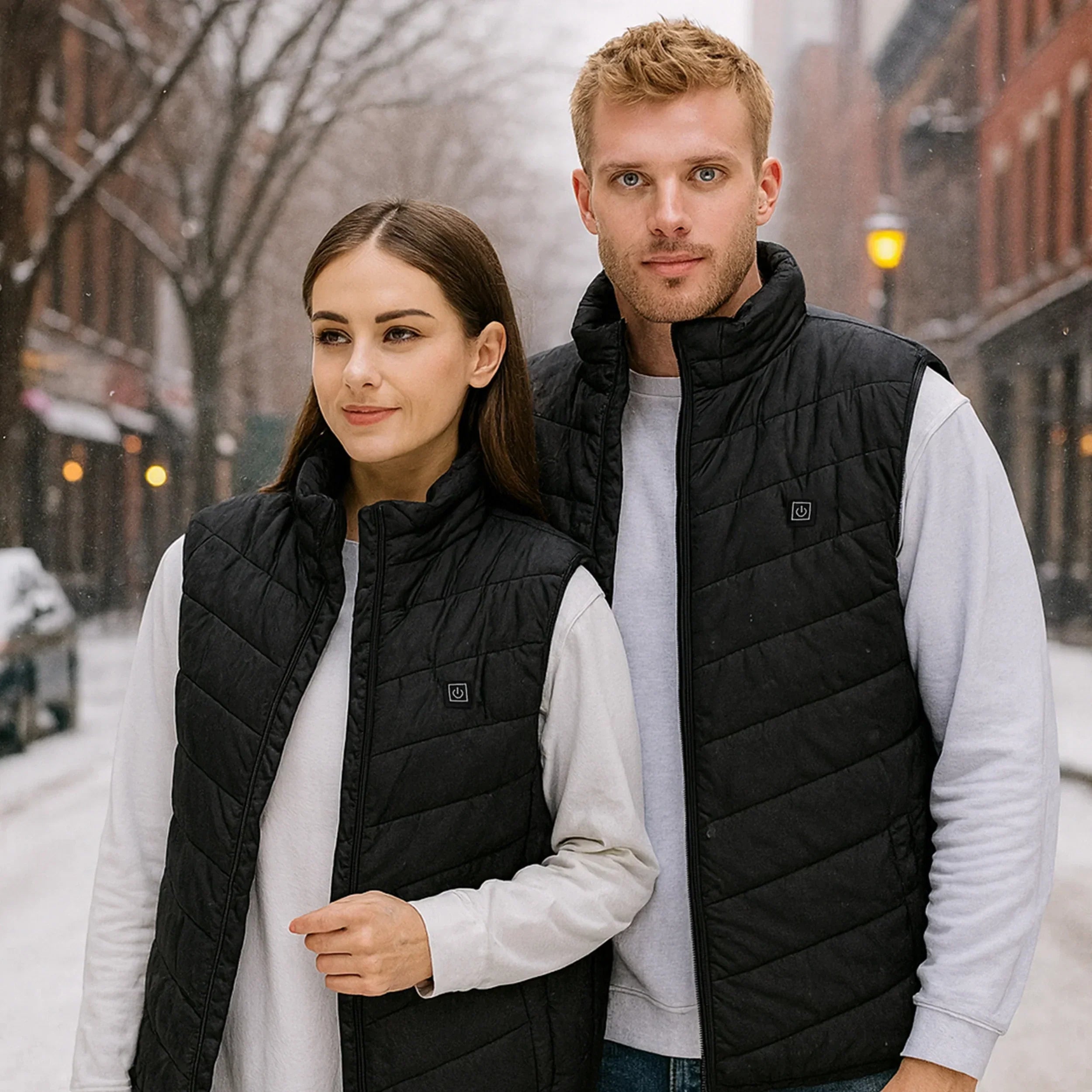Heated Vest Nine Zone Lightweight Outdoor Fall 2025 Warmth - Tophatter Daily Deals