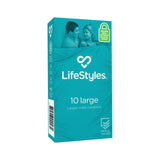 Large Easy-Fit Condom – Flared 56mm Nominal Width Lubricated Condom 10 Pack > Essentials > Condoms - Tophatter Daily Deals