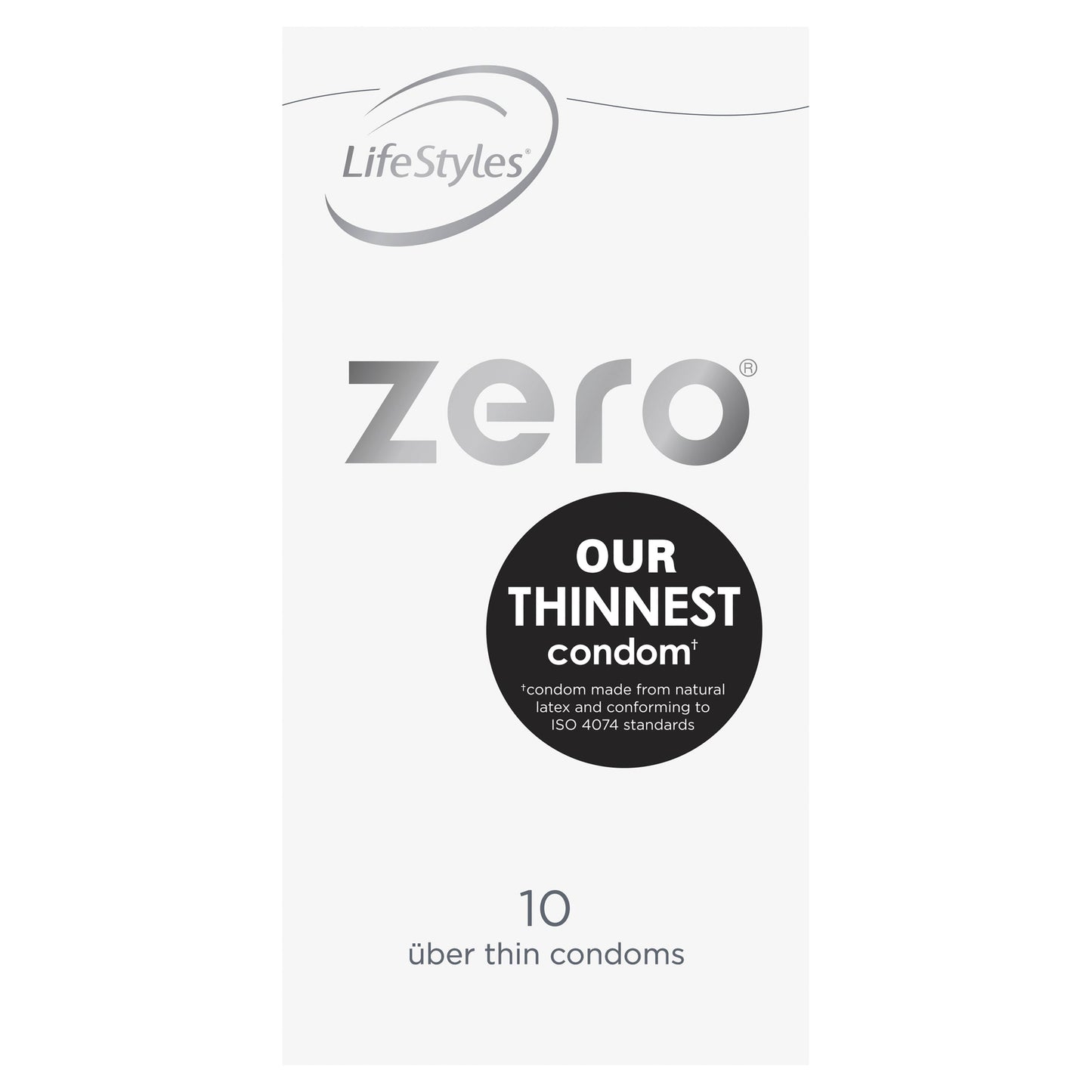LifeStyles Zero Thin Lubricated Condoms – 52mm Condom 10 Pack > Essentials > Condoms - Tophatter Daily Deals