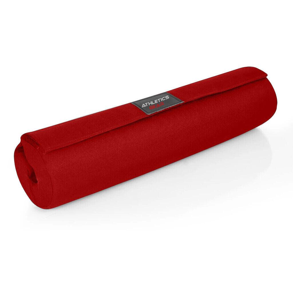 Barbell Cushion for Hip Thrusts - Lifting Barbell Pad Squat Bar Powerlifting Neck Shoulder Protection Red Exercise & Fitness - Tophatter Daily Deals
