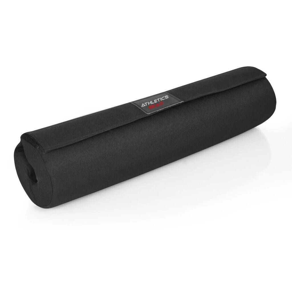 Barbell Cushion for Hip Thrusts - Lifting Barbell Pad Squat Bar Powerlifting Neck Shoulder Protection Black Exercise & Fitness - Tophatter Daily Deals