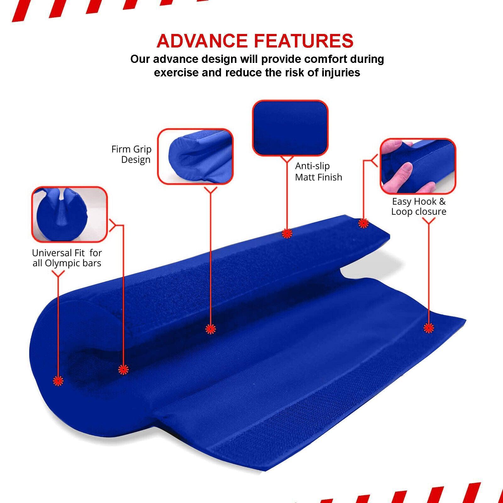 Barbell Cushion for Hip Thrusts - Lifting Barbell Pad Squat Bar Powerlifting Neck Shoulder Protection Exercise & Fitness - Tophatter Daily Deals