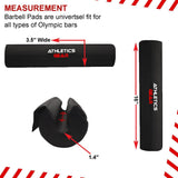 Barbell Cushion for Hip Thrusts - Lifting Barbell Pad Squat Bar Powerlifting Neck Shoulder Protection Exercise & Fitness - Tophatter Daily Deals