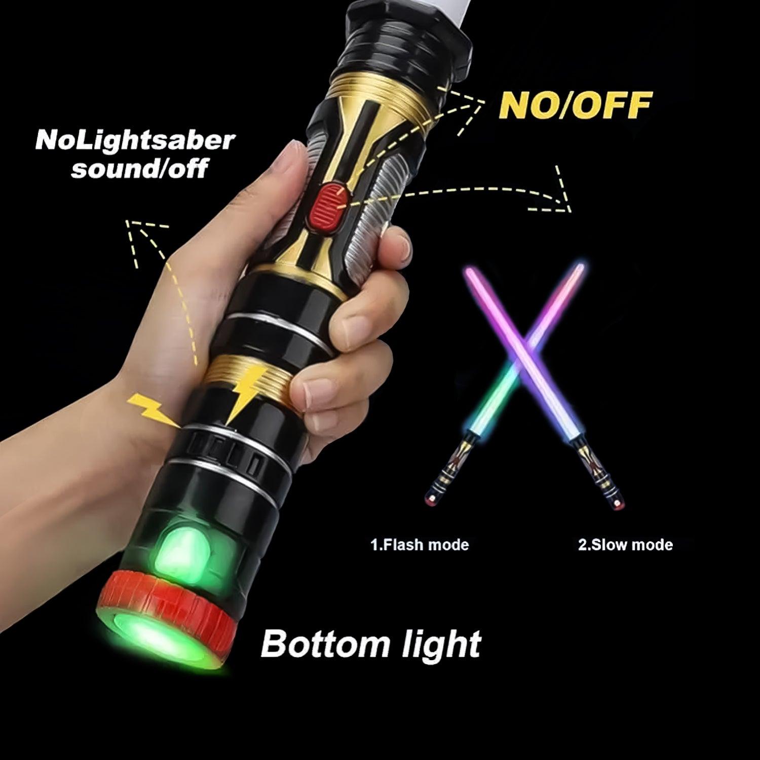 Star Wars Lightsaber Toy - Changeable Retractable Lightsaber Sword Toys for Boys Kids Gift Party Christmas Toys - Tophatter Daily Deals
