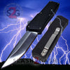 Lightning OTF Dual Action Black Automatic Knife - TAIWAN 11 Blade Options Knife-OTF - Tophatter Daily Deals