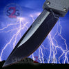Lightning OTF Dual Action Blue Automatic Knife - Tactical Plain Edge Plain Edge (you will receive blue handle) Knife-OTF - Tophatter Daily Deals