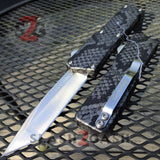 Lightning OTF Knife D/A Snake Skin Switchblade - Tanto Plain Knife-OTF - Tophatter Daily Deals