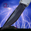 Lightning OTF Dual Action Silver Automatic Knife - Tactical Plain Edge Plain Edge Knife-OTF - Tophatter Daily Deals
