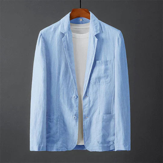 Lightweight men's blazer jacket – breathable fabric, for casual and formal occasions Blue Men's Blazers - Tophatter Daily Deals