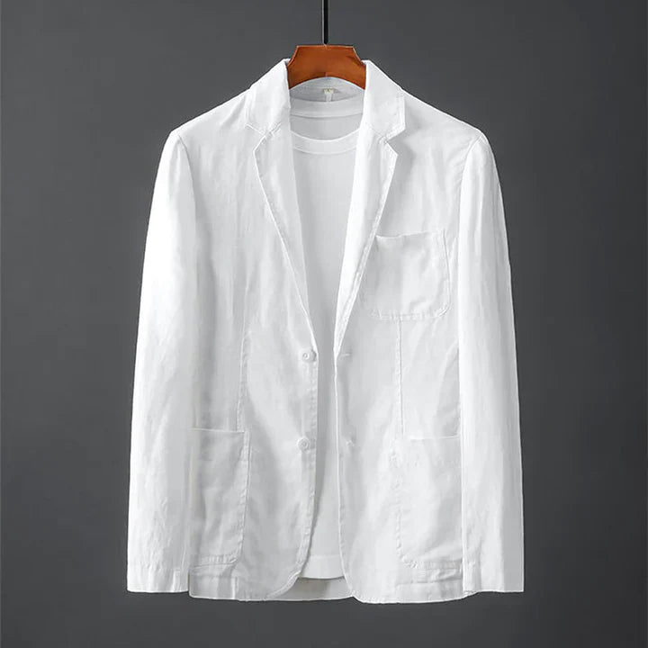 Lightweight men's blazer jacket – breathable fabric, for casual and formal occasions White Men's Blazers - Tophatter Daily Deals