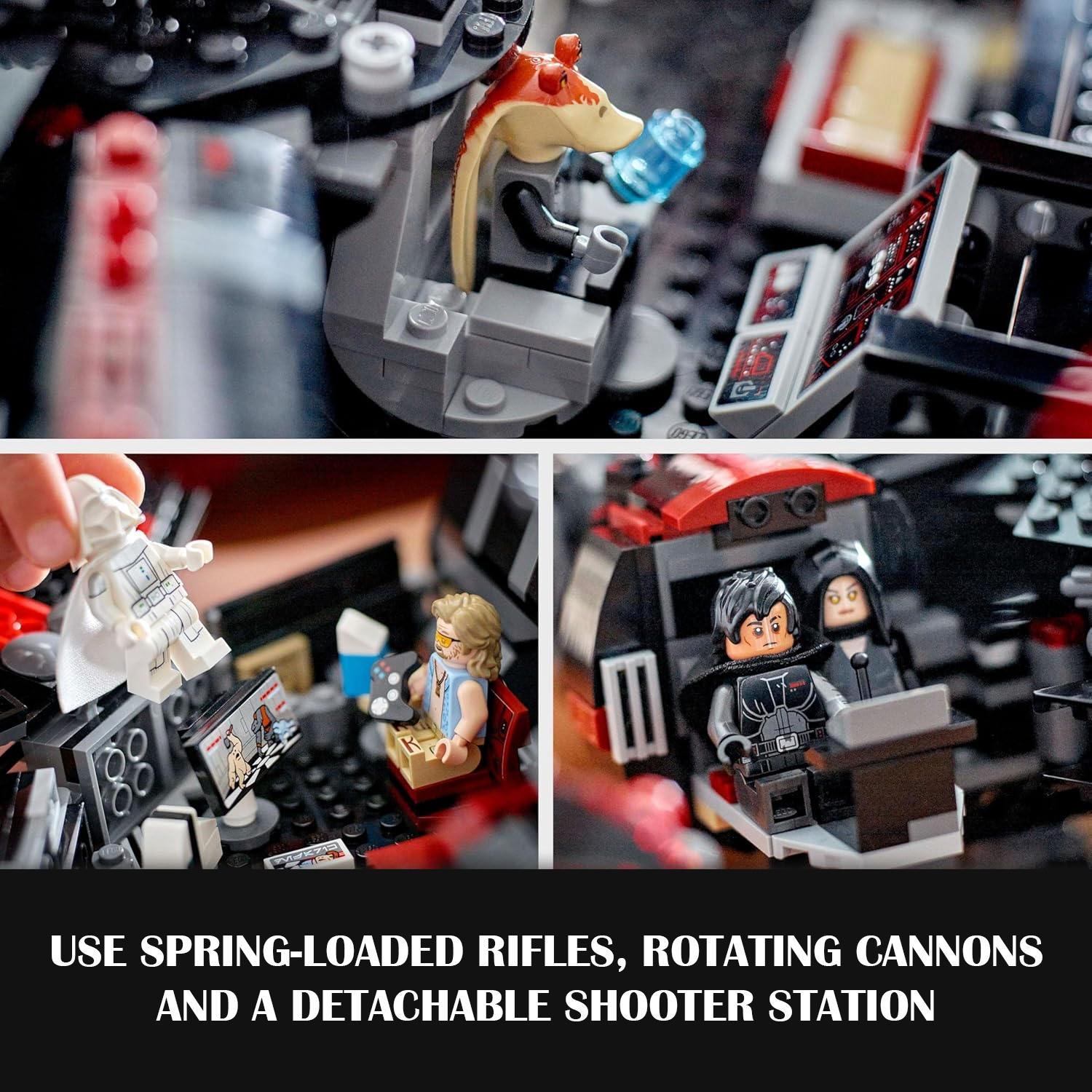 Dark Millennium Falcon – Star Wars the Dark Falcon 75389 With Figrues Rebuild The Galaxy Dark millennium falcon - Tophatter Daily Deals